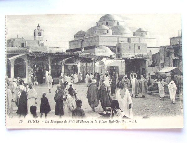 Cartolina Tunisia - Moschea Sidi M'Harez 1920 ca