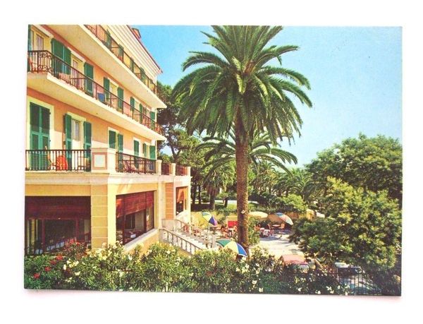 Cartolina Diano Marina - Hotel Palm Beach 1970 ca
