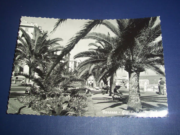 Cartolina Riviera dei Fiori - Varazze - Giardini delle Palme …