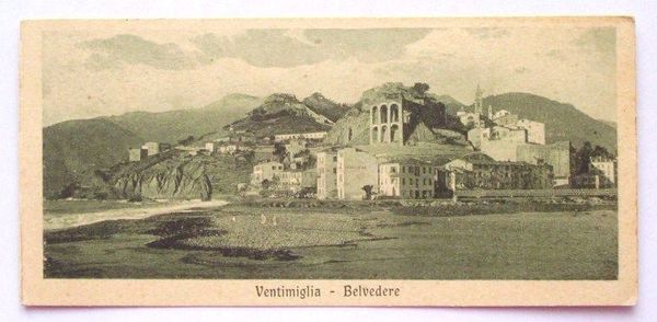 Cartolina Ventimiglia - Belvedere 1930 ca