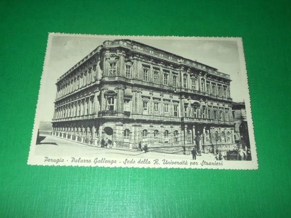 Cartolina Perugia - Palazzo Gallenga - Sede della R. Università …