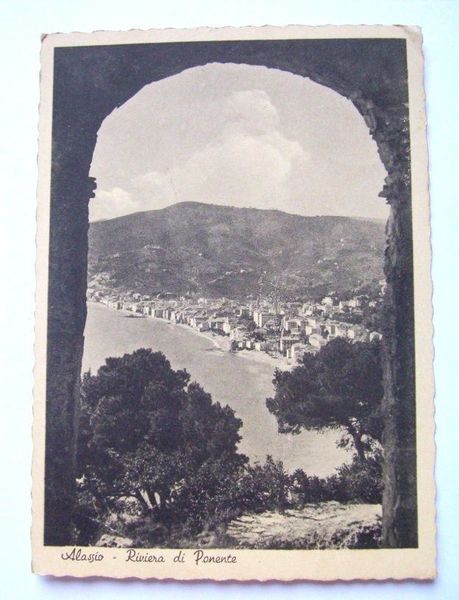 Cartolina Alassio - Riviera di Ponente 1950