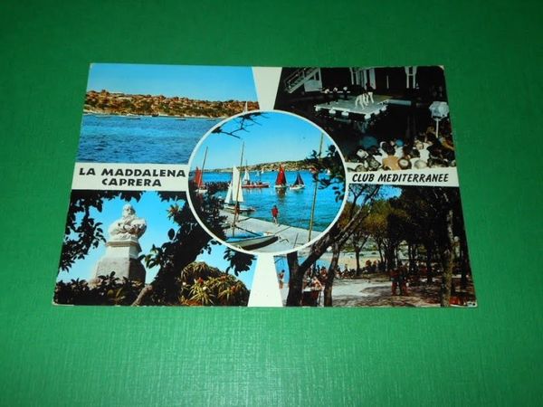 Cartolina Caprera - La Maddalena - Club Mediterranee 1971