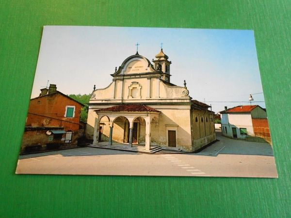 Cartolina S. Antonino ( Vercelli ) - Piazza Parrocchiale 1965 …