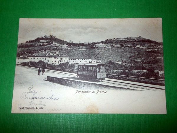 Cartolina Fiesole - Panorama 1904.