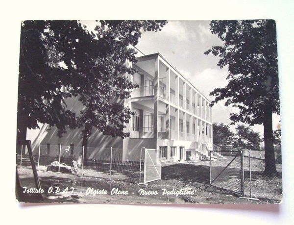 Cartolina Olgiate Olona - Istituto OPAJ 1966.