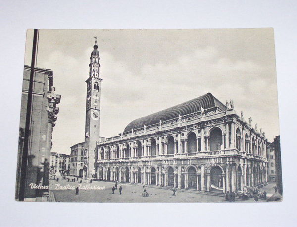 Cartolina Vicenza - Basilica Palladiana 1963.
