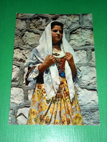 Cartolina Costumi Sardi - Costume di Sinnai ( Cagliari ) …
