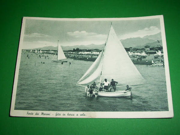 Cartolina Forte dei Marmi - Gita in barca a vela …