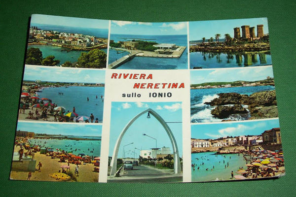 Cartolina Riviera Neretina - Vedute diverse 1969.