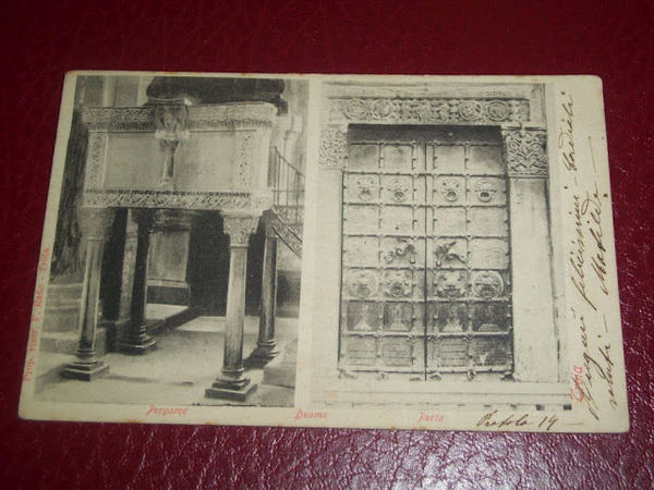 Cartolina Troia ( Foggia ) - Duomo ( Porta e …