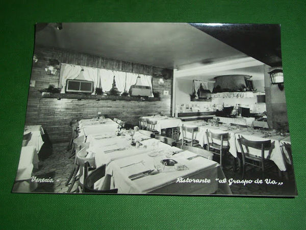 Cartolina Venezia - Ristorante "Al Graspo de Ua" - interno …