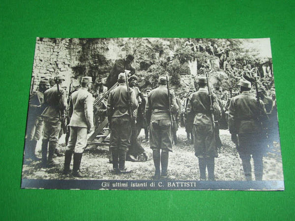 Cartolina Militaria Alpini Irredentismo - Gli ultimi istanti di C. …