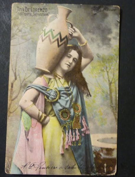 Cartolina Attrice Teatro Tina di Lorenzo - 1910 ca.