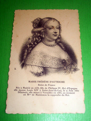 Cartolina - Ritratto Marie Thérèse d' Autriche ( Reine de …
