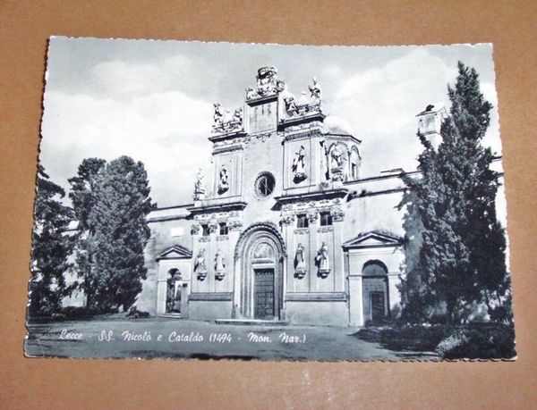 Cartolina Lecce - SS. Nicolò e Cataldo 1960.