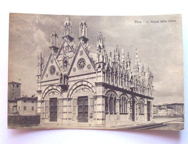 Cartolina Pisa - S. Maria della Spina 1932.