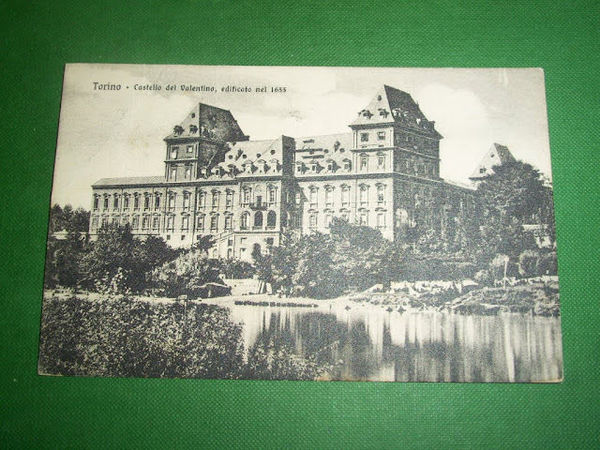 Cartolina Torino - Castello del Valentino 1921