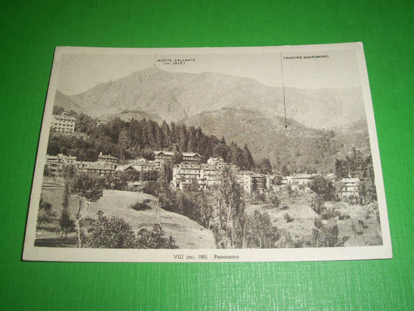 Cartolina Viu ( Torino) - Panorama 1935