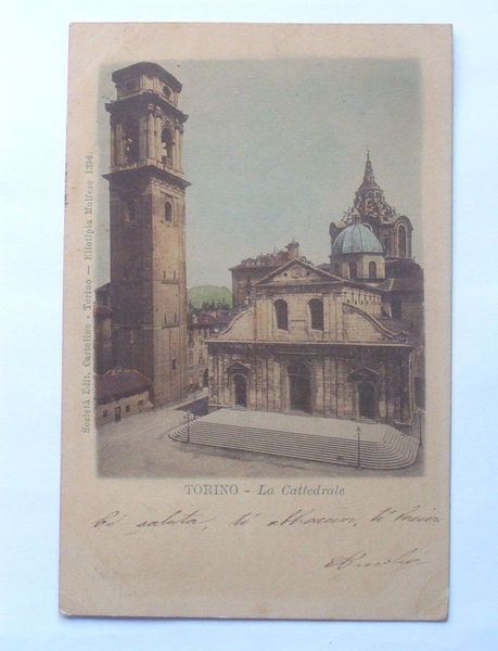 Cartolina Torino - La Cattedrale 1900