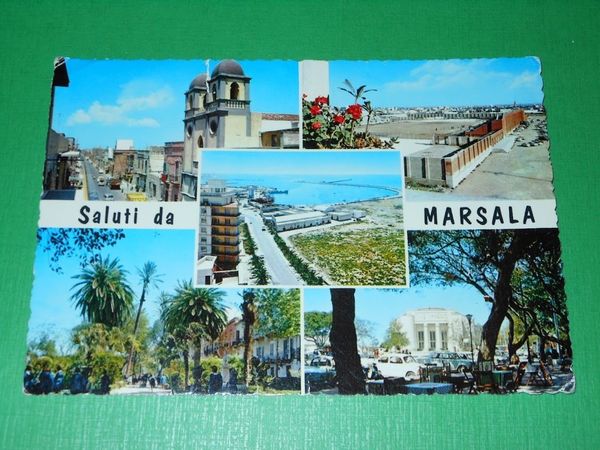 Cartolina Marsala - Vedute diverse 1971
