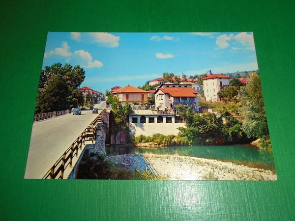 Cartolina Silvano d' Orba - Ingresso al Paese 1960 ca