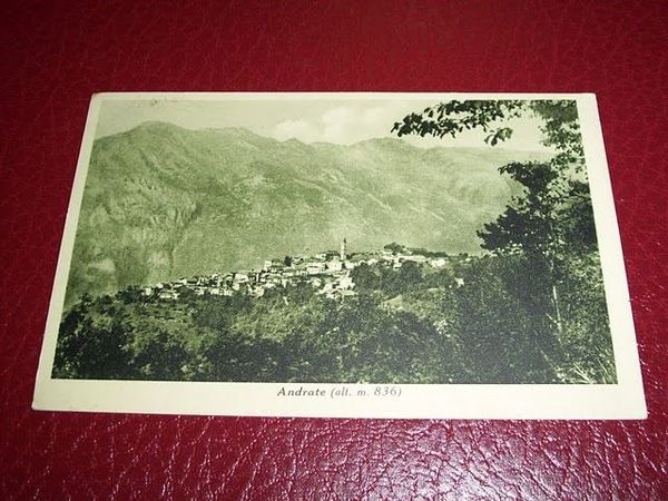 Cartolina Andrate - Panorama generale 1940 ca