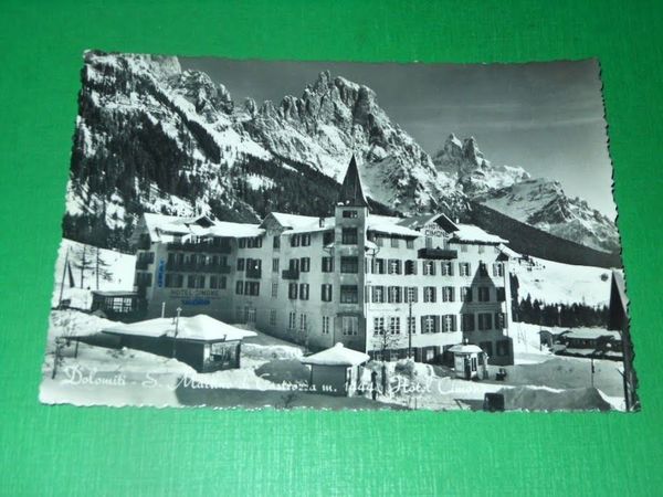 Cartolina San Martino di Castrozza - Hotel Cimone 1952
