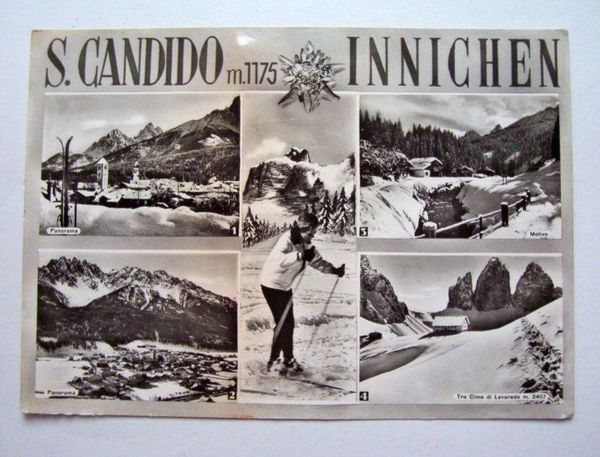 Cartolina S. Candido Innichen - Vedute diverse 1971