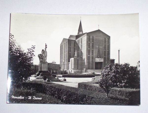 Cartolina Monselice ( Padova ) - Il Duomo 1961