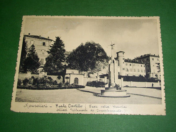 Cartolina Moncalieri - Reale Castello ( Scuola Allievi Ufficiali ) …