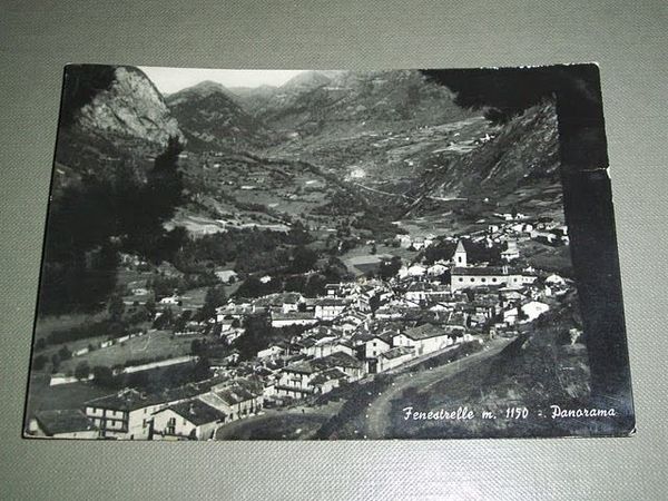 Cartolina Fenestrelle (Torino) - Panorama 1954