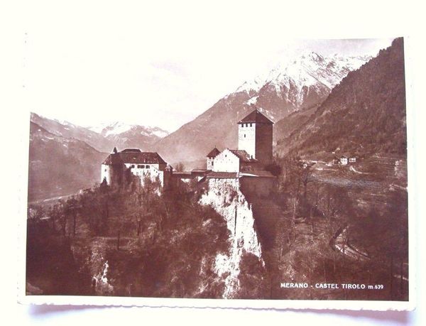 Cartolina Merano - Castel Tirolo 1950 ca