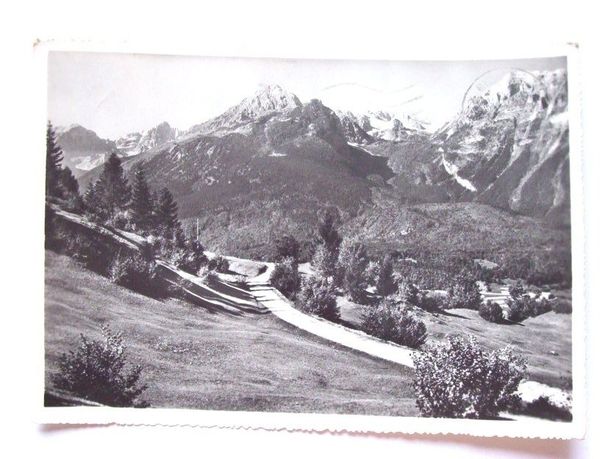 Cartolina Strada di Fai Andalo - Panorama 1965