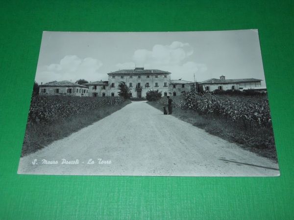 Cartolina San Mauro Pascoli - La Torre 1955 ca