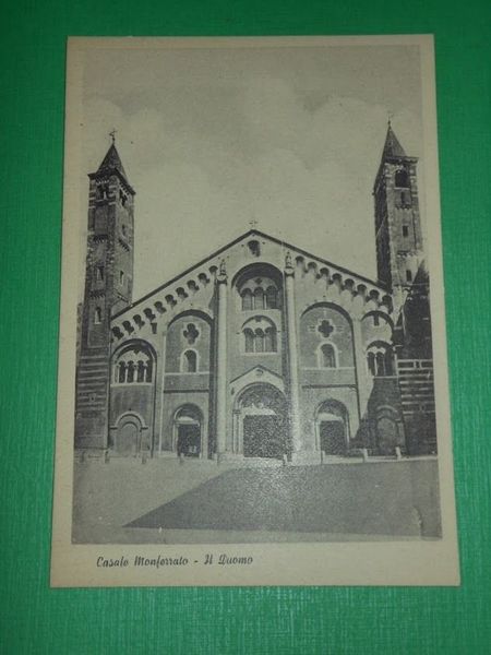 Cartolina Casale Monferrato - Il Duomo -- 1940 ca