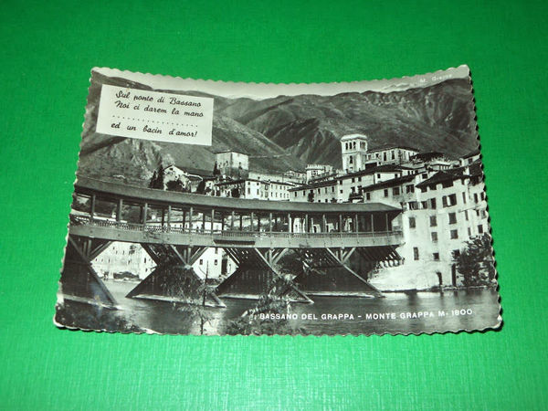 Cartolina Bassano del Grappa - Monte Grappa 1952