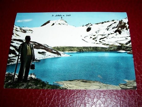 Cartolina Alta Formazza - Lago del Sabbione 1966