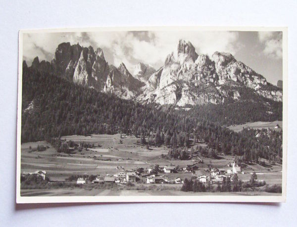 Cartolina Pera di Fassa ( Trento ) - panorama 1954