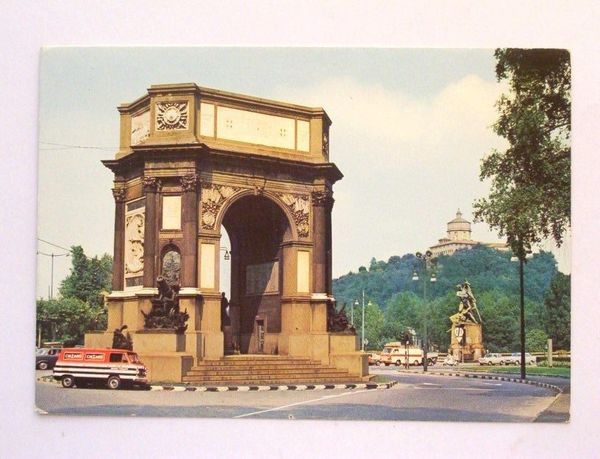 Cartolina Torino - Monumento all' Artigliere 1970 ca