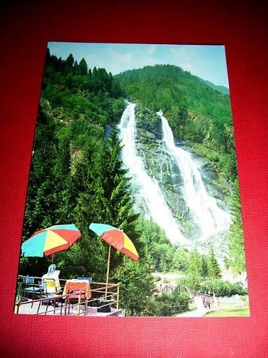 Cartolina Val di Genova - Cascata di Nardis 1966