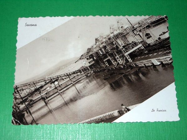 Cartolina Savona - Le Funivie 1939