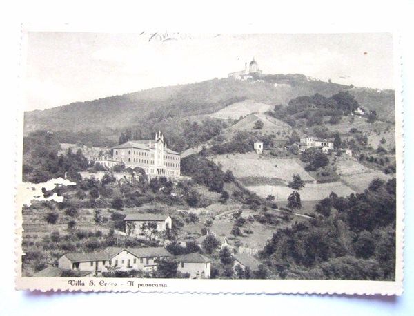 Cartolina Villa S. Croce ( S. Mauro Torinese ) 1954