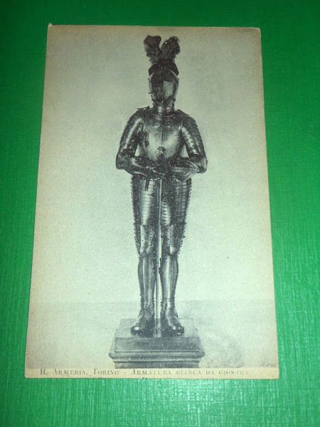 Cartolina Torino - Reale Armeria - Armatura Bianca da Giostra …