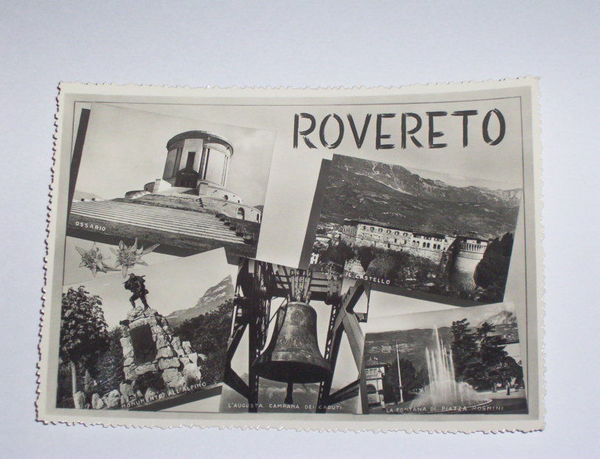 Cartolina Rovereto ( Trento ) - Vedute diverse 1950 ca