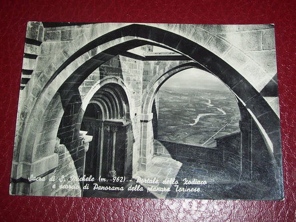 Cartolina Sacra di S. Michele - Portale dello Zodiaco 1950 …