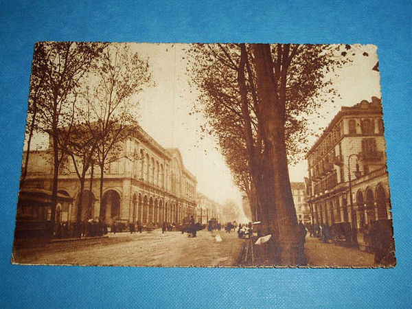Cartolina Torino - Stazione Porta Nuova -- 1928