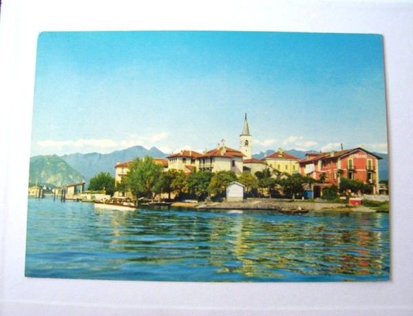 Cartolina Isola Pescatori (Lago Maggiore) - Veduta 1970
