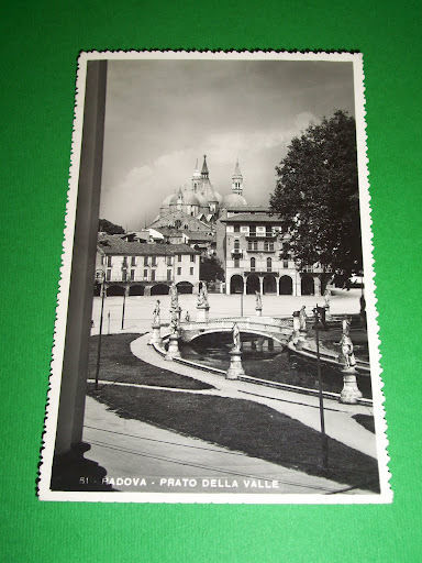 Cartolina Padova - Pratto della Valle 1949