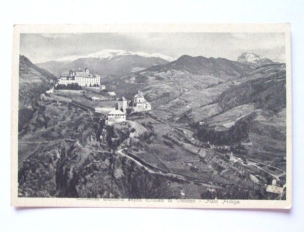 Cartolina Chiusa all' Isarco - Convento Sabiona 1934